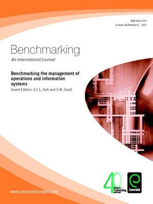 cover image of Benchmarking: An International Journal, Volume 14, Issue 1